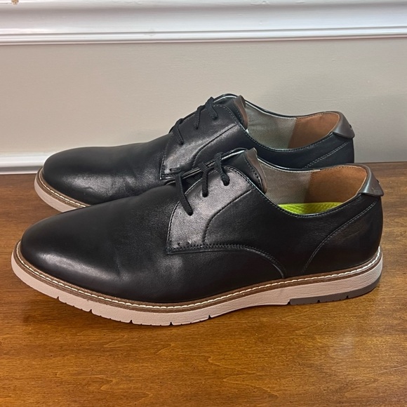 Florsheim Vibe Men’s Plain Toe Black Leather Oxford Size 12 Wide main image 12